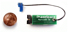 PhaseSpace motion capture accessory multi-led board